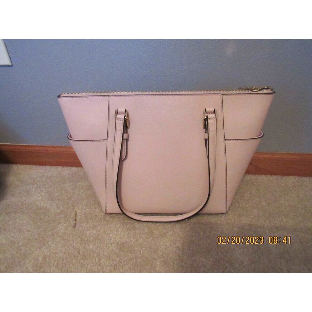 Michael Kors Marilyn Medium Saffiano Leather Tote Bag - Pastel Pink - Picture 3 of 5